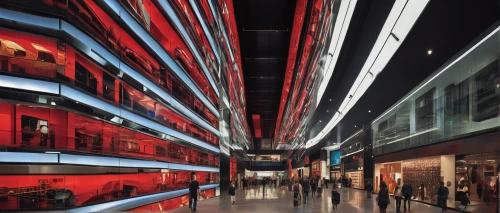 the dubai mall entrance,multistoreyed,red milan,futuristic art museum,largest hotel in dubai,costanera center,hongdan center,paris shops,shopping mall,danube centre,illuminated advertising,glass facade,hong kong,glass facades,futuristic architecture,night view of red rose,milan,shopping center,bond stores,artscience museum,Photography,General,Natural