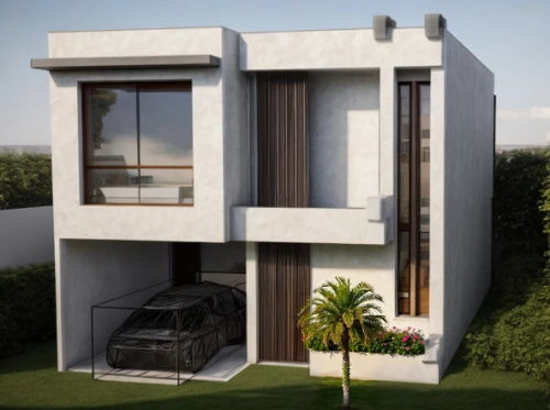 modern house,cubic house,3d rendering,residential house,modern architecture,stucco frame,cube stilt houses,frame house,build by mirza golam pir,cube house,house shape,dunes house,inverted cottage,model house,folding roof,eco-construction,two story house,block balcony,concrete construction,small house