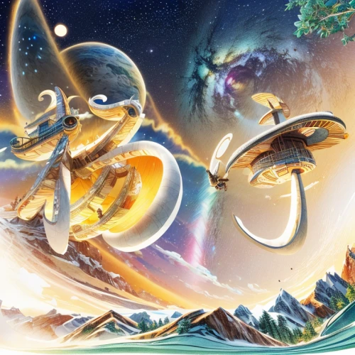 violinist violinist of the moon,dolphin background,star winds,celestial bodies,skylander giants,celestial event,skylanders,elves flight,astral traveler,cg artwork,oceanic dolphins,heliosphere,planetary system,ophiuchus,constellation swan,cosmos wind,constellation swordfish,fantasy picture,space art,starscape
