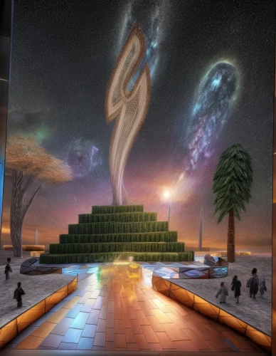 sky space concept,stargate,astral traveler,fantasy picture,freemasonry,portals,pyramids,surrealism,the mystical path,astral,temples,kharut pyramid,firmament,3d fantasy,the pillar of light,ascension,federation,portal,pyramid,futuristic landscape,Common,Common,Natural