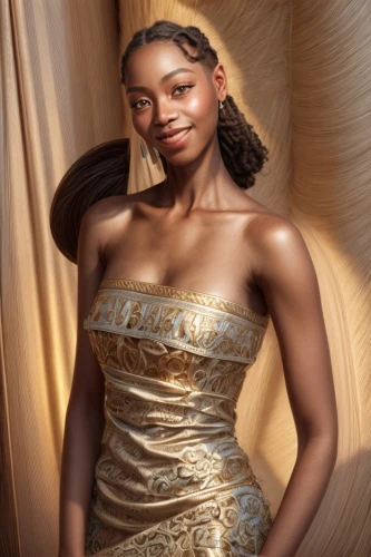 african american woman,african woman,beautiful african american women,tiana,nigeria woman,gold filigree,golden weddings,portrait background,black woman,african-american,bridal clothing,elegant,ball gown,black women,evening dress,mary-gold,brandy,brown fabric,african american,retouching,Common,Common,Natural