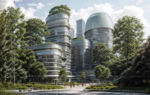 futuristic architecture,singapore,urban towers,chinese architecture,shanghai,tianjin,residential tower,barangaroo,chongqing,zhengzhou,autostadt wolfsburg,nanjing,futuristic landscape,solar cell base,international towers,kirrarchitecture,eco-construction,hudson yards,kuala lumpur,singapore landmark,Architecture,Large Public Buildings,Futurism,Futuristic Modernism 1