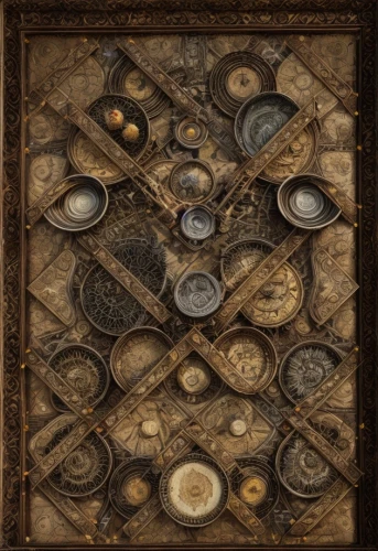 cooktop,preserved food,apothecary,the dining board,antique background,wooden plate,alchemy,plate full of sand,a drawer,zodiac,trinkets,steam icon,ceramic hob,wood board,collected game assets,eight treasures,the collector,frame ornaments,placemat,planetary system,Game Scene Design,Game Scene Design,Realistic