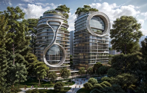 futuristic architecture,eco hotel,residential tower,sky apartment,3d rendering,eco-construction,mixed-use,barangaroo,modern architecture,urban towers,apartment building,hotel w barcelona,appartment building,hotel complex,condominium,multi-storey,nairobi,sky space concept,solar cell base,apartment block,Architecture,Large Public Buildings,Masterpiece,Zen Modernism