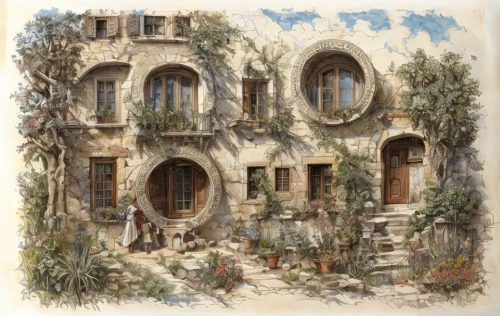 gaudí,tenement,watercolor paris balcony,art nouveau frames,sicily window,an apartment,apartments,art nouveau,art nouveau frame,july 1888,aix-en-provence,facade painting,french windows,hacienda,apartment house,hanging houses,athens art school,palazzo,apulia,arles,Game Scene Design,Game Scene Design,Renaissance