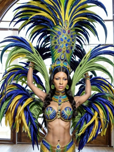 brazil carnival,brazilianwoman,feather headdress,headdress,maracatu,olodum,samba deluxe,carnival,samba,carribean,sinulog dancer,warrior woman,asian costume,caribbean,barbados,brazilian,sun of jamaica,bird of paradise,jamaica,showgirl