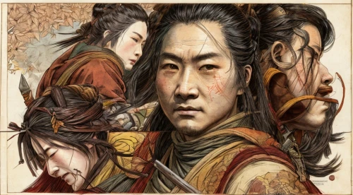 yi sun sin,chinese art,shuanghuan noble,oriental painting,genghis khan,xing yi quan,japanese art,mulan,goki,amano,luo han guo,samurai,korean history,wuchang,geomungo,mongolian,zui quan,game illustration,shirakami-sanchi,hwachae,Game Scene Design,Game Scene Design,Japanese Martial Arts