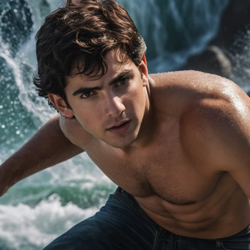gale,greek god,surfer,shirtless,the man in the water,merman,surfer hair,paddler,poseidon,swimmer,god of the sea,male model,poseidon god face,man at the sea,surf,surfing,daemon,james,believe in mermaids,tofino,Photography,General,Natural