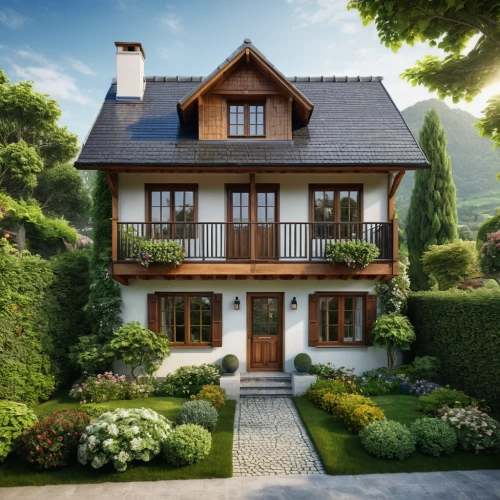 beautiful home,swiss house,danish house,home landscape,garden elevation,wooden house,bendemeer estates,country house,house in the mountains,house in mountains,two story house,country cottage,traditional house,private house,chalet,small house,house insurance,house in the forest,summer cottage,half-timbered,Photography,General,Natural