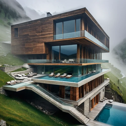 house in mountains,house in the mountains,swiss house,alpine style,infinity swimming pool,modern architecture,luxury property,modern house,house with lake,mountain hut,pool house,mountain huts,chalet,dunes house,house by the water,luxury hotel,private house,switzerland chf,swiss alps,the cabin in the mountains,Photography,General,Natural