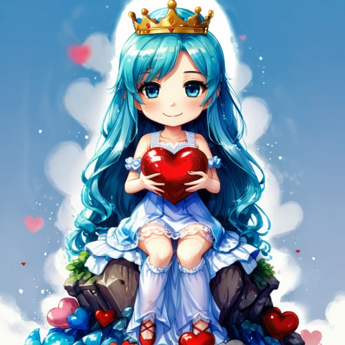 heart with crown,blue heart,blue heart balloons,queen of hearts,colorful heart,heart,tiara,princess crown,heart clipart,watery heart,cute heart,heart icon,heart background,heart cherries,fairy queen,heart with hearts,alice,princess,white heart,tree heart,Illustration,Japanese style,Japanese Style 03