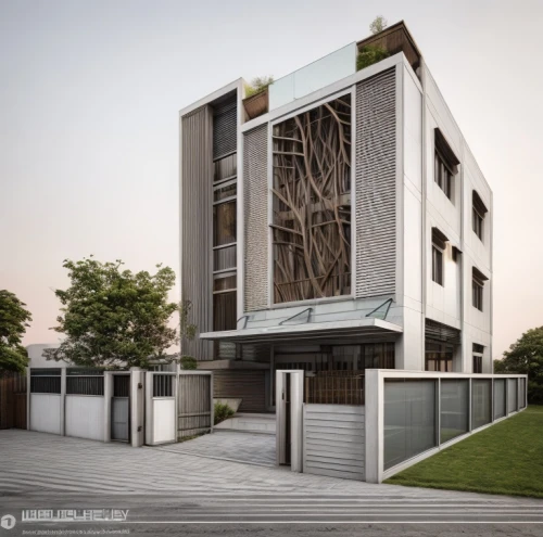 build by mirza golam pir,prefabricated buildings,3d rendering,residential house,appartment building,modern house,modern building,modern architecture,metal cladding,wooden facade,new housing development,residence,residential building,cubic house,facade panels,official residence,new building,model house,block balcony,islamic architectural,Architecture,Villa Residence,Modern,Bauhaus