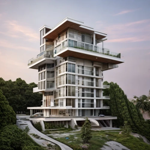 residential tower,sky apartment,modern architecture,condominium,3d rendering,modern house,cubic house,cube stilt houses,dunes house,danyang eight scenic,stilt house,eco-construction,penthouse apartment,luxury property,smart house,build by mirza golam pir,residential,appartment building,condo,uluwatu,Architecture,Villa Residence,Modern,Bauhaus