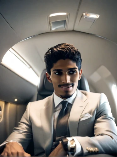 black businessman,airplane passenger,business jet,a black man on a suit,air new zealand,businessman,suit actor,indian celebrity,corporate jet,african businessman,flight attendant,business man,men's suit,mahendra singh dhoni,business angel,ceo,jetblue,aircraft cabin,the suit,navy suit