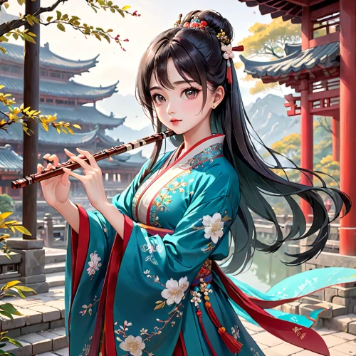 oriental princess,hanbok,kimono,mukimono,oriental girl,spring festival,geisha,geisha girl,wuchang,plum blossoms,mulan,oriental,torii,chinese art,hwachae,yi sun sin,plum blossom,hong,peking opera,kimonos,Anime,Anime,General