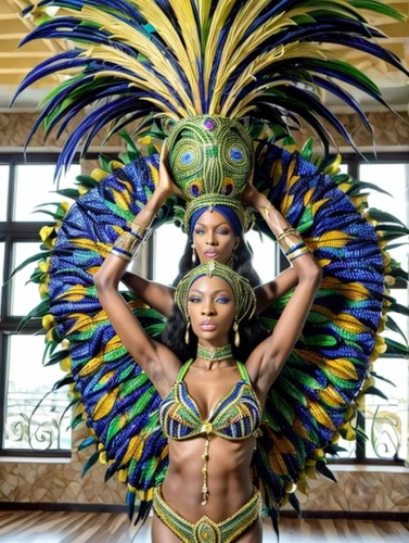 brazil carnival,brazilianwoman,beautiful african american women,samba deluxe,feather headdress,sun of jamaica,showgirl,maracatu,brazilian,guyana,body painting,bodypaint,headdress,carribean,havana brown,brazil,brazil empire,belly dance,exotic,african culture