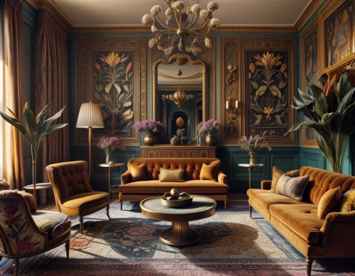 sitting room,ornate room,interior decor,interiors,apartment lounge,living room,livingroom,interior design,royal interior,decor,chaise lounge,great room,art deco,an apartment,danish room,interior decoration,mid century modern,art nouveau design,napoleon iii style,billiard room