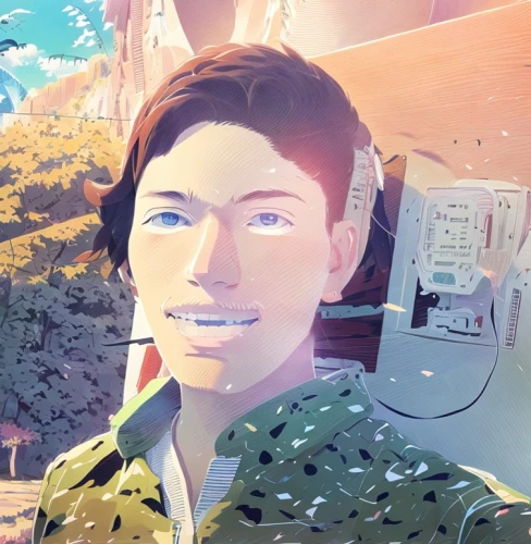 digital nomads,fallout4,low poly,camera illustration,digital art,world digital painting,the face of god,digital illustration,low-poly,digital artwork,panoramical,double exposure,first person,gondola lift,self-portrait,mullet,digital painting,geometric ai file,vector art,wanderflake,Common,Common,Japanese Manga