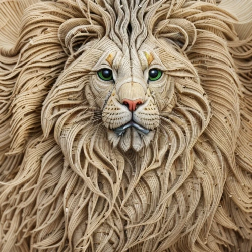 lion,lion - feline,lion head,forest king lion,wood carving,paper art,stone lion,lion white,african lion,wood art,male lion,female lion,sand art,lion number,white lion,carved wood,masai lion,two lion,straw animal,scar,Common,Common,Natural