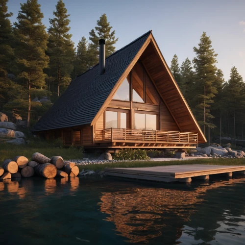summer cottage,house by the water,floating huts,the cabin in the mountains,small cabin,inverted cottage,boathouse,boat house,house with lake,cottage,log home,boat shed,render,summer house,chalet,houseboat,wooden house,log cabin,3d rendering,lodge,Photography,General,Natural