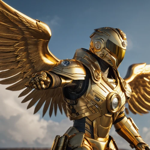 archangel,the archangel,paladin,garuda,guardian angel,winged,yellow-gold,business angel,gold spangle,gold paint stroke,adler,gold wall,angel wing,angels of the apocalypse,angelology,falcon,imperial eagle,knight armor,gold colored,horus