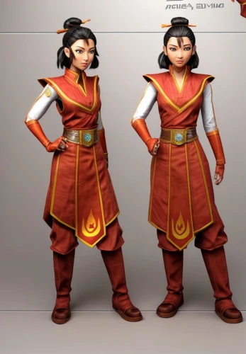 mulan,asian costume,orange robes,martial arts uniform,3d model,hindu,jaya,bengalenuhu,wuchang,shuanghuan noble,viceroy (butterfly),monk,siu mei,woman fire fighter,zoroastrian novruz,fire siren,wushu,fire fighter,terracotta,honmei choco,Common,Common,Natural