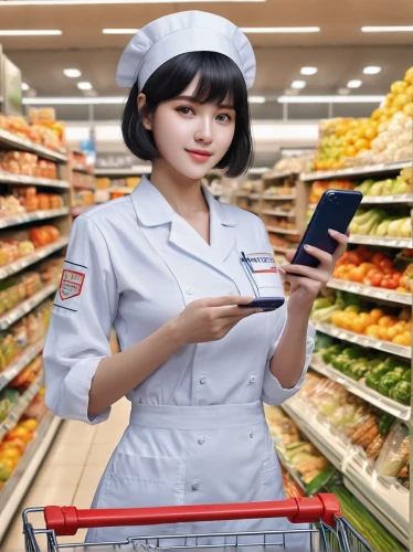 cashier,alipay,e-wallet,tablets consumer,supermarket,salesgirl,shopping icon,e-commerce,consumer protection,chef's uniform,restaurants online,nurse uniform,mobile payment,grocer,payment terminal,deli,shopping list,pizza supplier,consumer,grocery,Photography,General,Natural