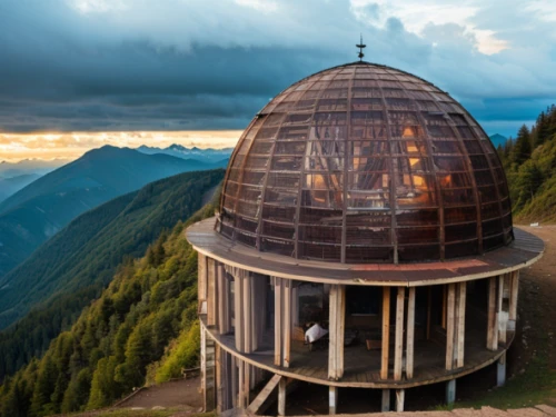 observatory,the observation deck,watzmann southern tip,telescopes,observation deck,lookout tower,observation tower,planetarium,top mount horn,dome,musical dome,granite dome,roof domes,dome roof,round hut,seelturm,watchtower,berchtesgaden national park,buzludzha,cupola