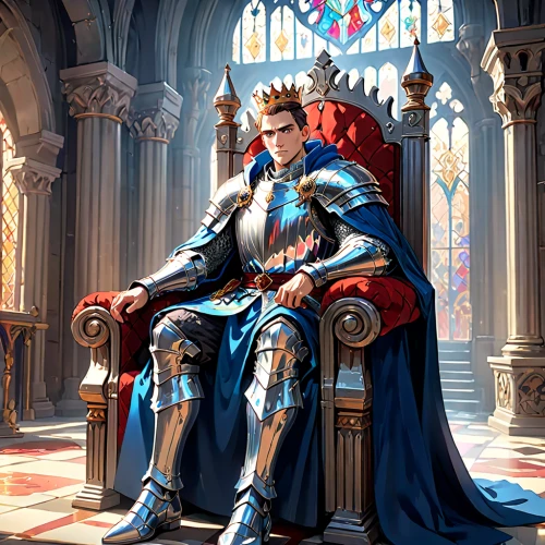 throne,the throne,male elf,king caudata,emperor,castleguard,king arthur,the ruler,cg artwork,monarchy,heroic fantasy,paladin,collectible card game,massively multiplayer online role-playing game,king sword,regal,kneel,game illustration,leo,thrones,Anime,Anime,General