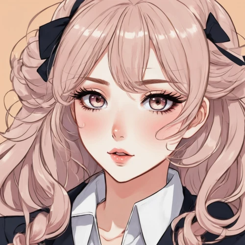 cream blush,cosmetic brush,camellia,blush,crop,worried girl,hinata,pink carnation,peach color,pink hydrangea,blushing,coloring,stechnelke,porcelain doll,peach,camellias,cosmetic,ferry,azalea,peach rose,Illustration,Japanese style,Japanese Style 06