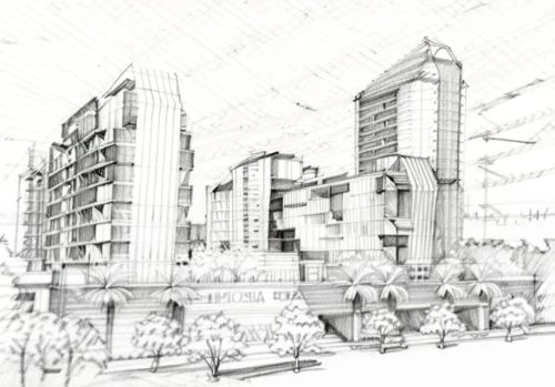 croydon facelift,kirrarchitecture,street plan,new housing development,architect plan,costanera center,apartment buildings,urban development,inlet place,3d rendering,buildings,the boulevard arjaan,hotel complex,arq,residences,hand-drawn illustration,international towers,line drawing,condominium,high-rise building,Design Sketch,Design Sketch,Pencil Line Art