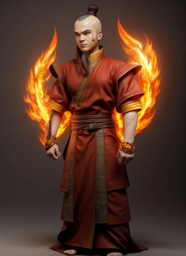 flame spirit,monk,fire master,xing yi quan,buddhist monk,flickering flame,vax figure,shaolin kung fu,firespin,qi-gong,takuan,flame of fire,sōjutsu,wushu,taijitu,fire angel,shuanghuan noble,kanji,wuchang,kenjutsu,Common,Common,Natural