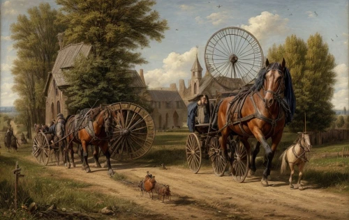 straw carts,straw cart,farm landscape,rural landscape,village scene,dutch landscape,horse-drawn,hunting scene,horse and cart,old wagon train,horse-drawn vehicle,carriage,covered wagon,pony farm,velocipede,cart of apples,girl with a wheel,bremen town musicians,horse-drawn carriage,horse herd,Game Scene Design,Game Scene Design,Ancient Warfare