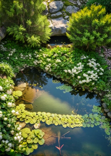 lily pond,garden pond,pond plants,koi pond,lilly pond,pond flower,japanese garden,water lilies,white water lilies,lily pads,japan garden,aquatic plants,lotus pond,pond,lily pad,water plants,lotus on pond,aquatic plant,pond lily,broadleaf pond lily,Photography,General,Natural