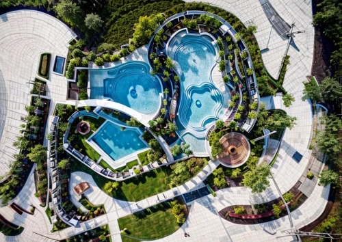 infinity swimming pool,overhead shot,outdoor pool,swimming pool,aerial photography,bird's-eye view,houston texas apartment complex,overhead view,swim ring,drone image,water park,aerial shot,bird's eye view,drone photo,aerial landscape,diamond lagoon,roof top pool,holiday complex,hotel complex,drone view,Landscape,Landscape design,Landscape Plan,Realistic