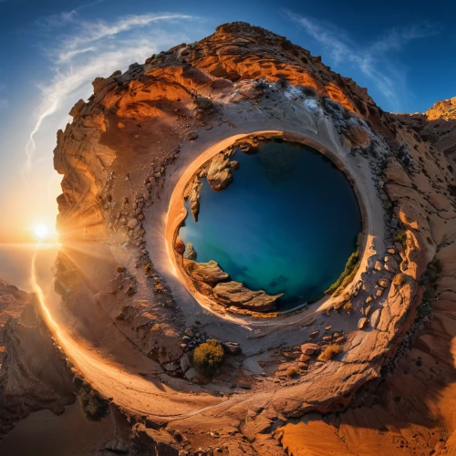 stargate,semi circle arch,porthole,natural arch,hole in the wall,portals,wormhole,ring of fire,vortex,tide pool,crocodile eye,greek in a circle,little planet,earth in focus,three point arch,round window,smoking crater,sinkhole,rock arch,door to hell,Photography,General,Natural