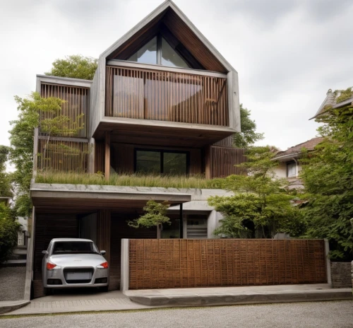 japanese architecture,wooden house,residential house,cube house,wooden facade,modern house,timber house,cubic house,modern architecture,house shape,residential,two story house,kirrarchitecture,archidaily,arhitecture,folding roof,asian architecture,dunes house,residential property,house front,Architecture,Villa Residence,Modern,Elemental Architecture