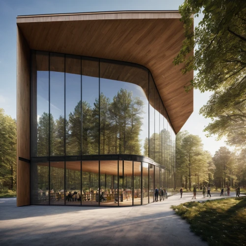 archidaily,school design,corten steel,olympia ski stadium,new building,performing arts center,kettunen center,concert hall,lecture hall,music conservatory,glass facade,3d rendering,metal cladding,ski facility,forest chapel,business school,espoo,timber house,eco-construction,fitness center,Photography,General,Natural