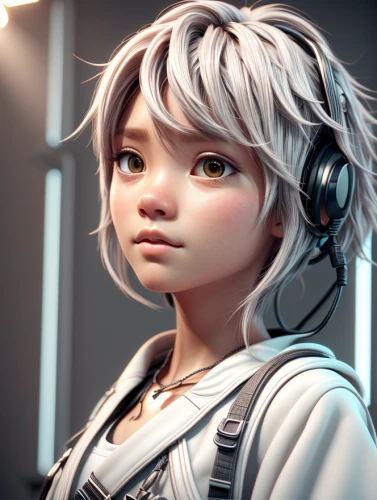 3d rendered,b3d,3d model,3d render,cg artwork,echo,child girl,character animation,piko,game character,vector girl,child portrait,material test,main character,cinnamon girl,cinema 4d,girl studying,worried girl,cute cartoon character,maya