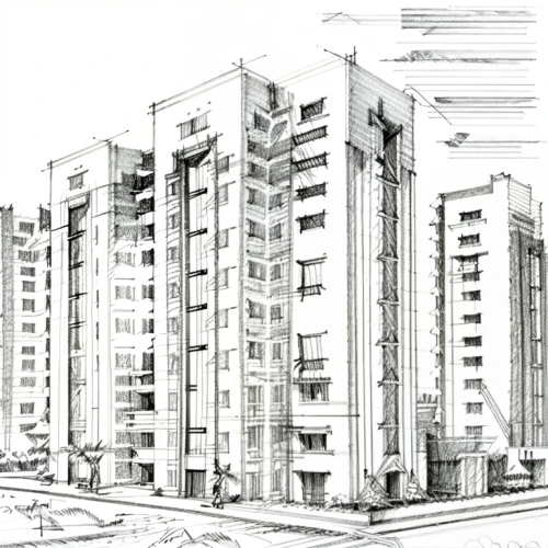 block of flats,kirrarchitecture,condominium,high-rise building,residential tower,new housing development,residential building,chandigarh,apartments,build by mirza golam pir,apartment buildings,residences,street plan,multi-storey,apartment-blocks,appartment building,bulding,urban development,multistoreyed,building construction,Design Sketch,Design Sketch,Pencil Line Art