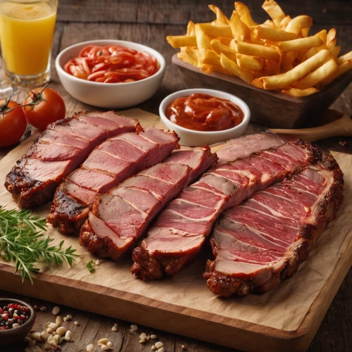 sirloin steak,pork ribs,beef ribs,rib eye steak,pork steak,veal steak,barbecued pork ribs,striploin,flat iron steak,churrasco food,meat products,steak frites,spare ribs,cuisine of madrid,flank steak,bone-in rib,beef steak,cuttingboard,steaks,sirloin,Photography,General,Natural