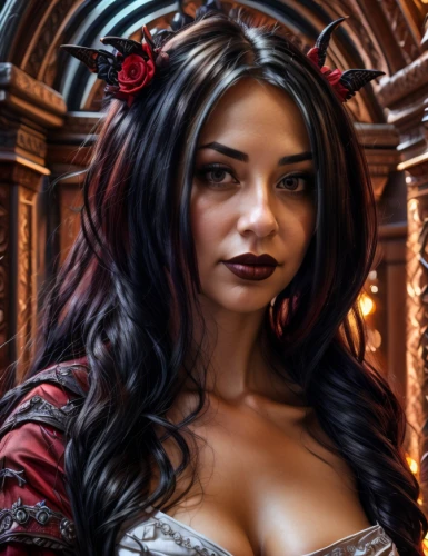 fantasy portrait,queen of hearts,vampire woman,sorceress,celtic queen,fantasy art,vampire lady,gothic portrait,scarlet witch,fantasy woman,the enchantress,elza,fantasy picture,venetia,gothic woman,vanessa (butterfly),fairy tale character,rosa,romantic portrait,portrait background