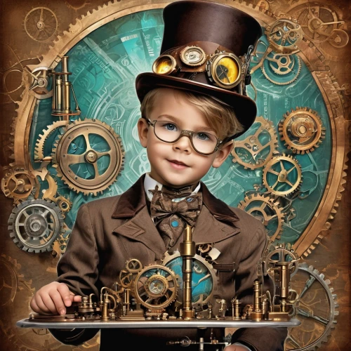 clockmaker,watchmaker,steampunk,steampunk gears,play escape game live and win,projectionist,reading magnifying glass,inventor,ringmaster,orrery,conductor,hatter,switchboard operator,jigsaw puzzle,image manipulation,kids cash register,digiscrap,children's background,bookkeeper,clockwork,Conceptual Art,Fantasy,Fantasy 25