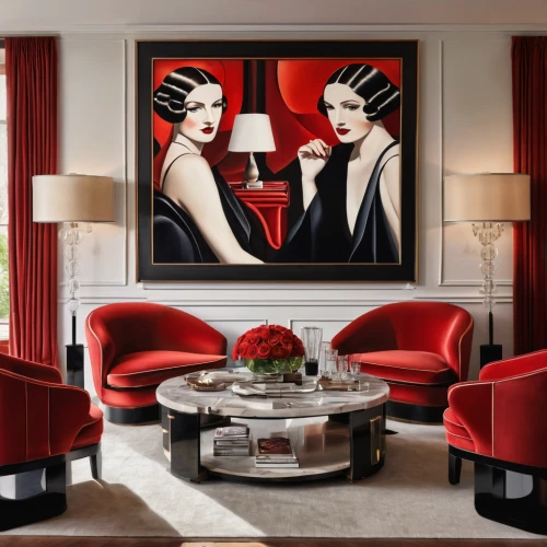art deco,art deco woman,art deco frame,contemporary decor,modern decor,interior decor,apartment lounge,interior decoration,living room,livingroom,luxury home interior,interior design,sitting room,decorative art,mid century modern,interior modern design,paintings,family room,chaise lounge,beverly hills hotel,Photography,General,Natural