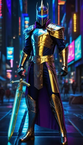knight armor,thanos,paladin,knight,steel man,gold and purple,nova,excalibur,ironman,crusader,thanos infinity war,armored,emperor,purple and gold,electro,thor,knight star,armor,wall,cent,Conceptual Art,Sci-Fi,Sci-Fi 26