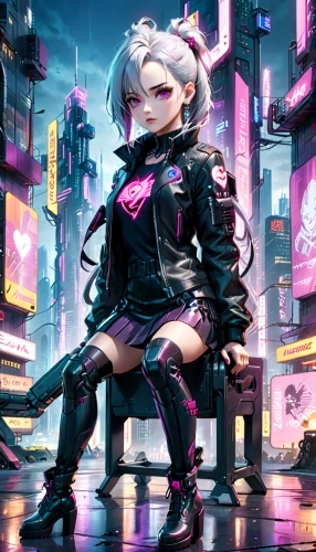 cyberpunk,cyber,meteora,hatsune miku,hk,shinjuku,ultraviolet,vocaloid,harajuku,cyberspace,piko,punk design,streampunk,cybernetics,dusk background,wiz,uruburu,tokyo city,hong,tiber riven,Anime,Anime,General