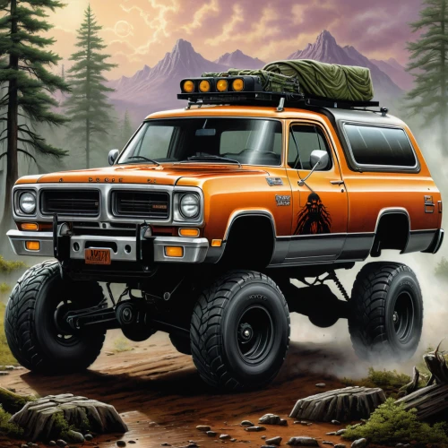 jeep wagoneer,dodge power wagon,jeep cherokee (xj),expedition camping vehicle,toyota 4runner,jeep comanche,toyota land cruiser,jeep cherokee,ford bronco ii,toyota fj cruiser,ford bronco,mercury mariner,jeep gladiator,4 runner,plymouth voyager,compact sport utility vehicle,chevrolet advance design,jeep gladiator rubicon,isuzu trooper,station wagon-station wagon,Conceptual Art,Fantasy,Fantasy 30