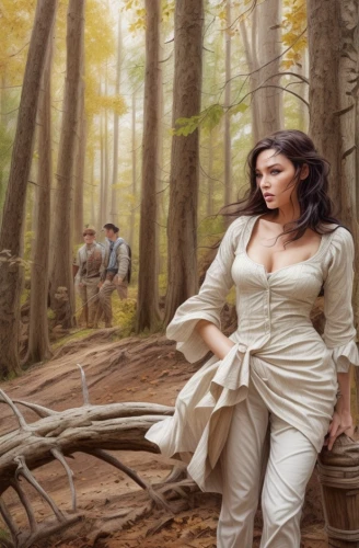 fantasy picture,digital compositing,fantasy art,sci fiction illustration,photoshop manipulation,farmer in the woods,biblical narrative characters,heroic fantasy,the enchantress,fantasy portrait,forest workers,in the forest,woman at the well,fantasy woman,world digital painting,celtic woman,katniss,photo manipulation,photomanipulation,woodworker,Common,Common,Natural