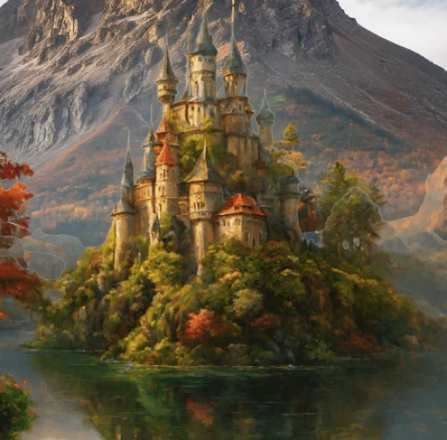 fairy tale castle,fairytale castle,fantasy landscape,fantasy picture,fantasy world,3d fantasy,a fairy tale,fairytale,water castle,children's fairy tale,fairy tale,heroic fantasy,fantasy art,castel,castles,castle of the corvin,autumn idyll,fantasy city,fairy tales,knight's castle