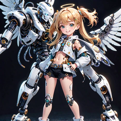 heavy object,mecha,angel figure,kotobukiya,ram,griffon bruxellois,knight star,military robot,mech,ai,magna,fire angel,angel statue,chariot,game figure,baroque angel,model kit,mechanical,mg j-type,angel,Anime,Anime,General